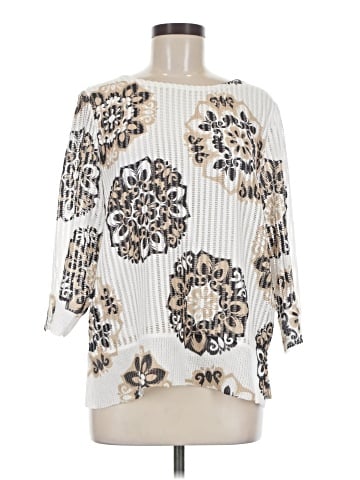 Alfred Dunner 3/4 Sleeve T-Shirt (view 1)
