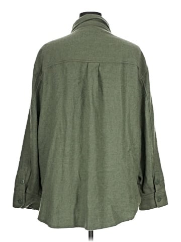 American Eagle Outfitters Long Sleeve Button-Down Shirt (view 2)