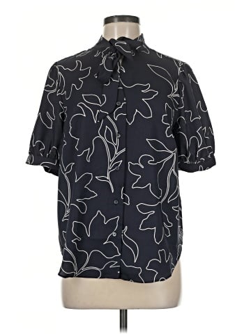 Ann Taylor Short Sleeve Button-Down Shirt (view 1)