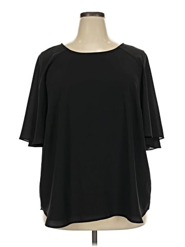 Karen Kane Short Sleeve Blouse (view 1)
