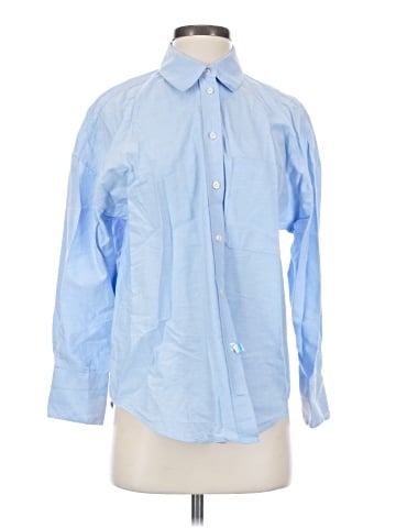 Zara Long Sleeve Button-Down Shirt (view 1)