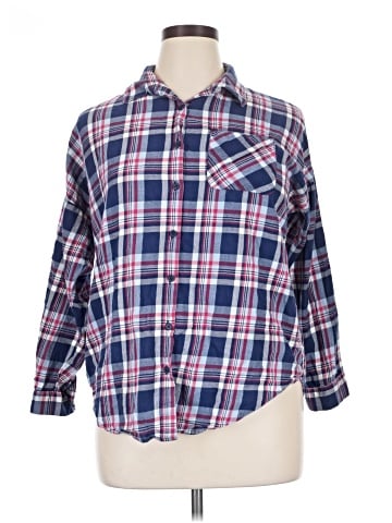New Look Long Sleeve Button-Down Shirt (view 1)