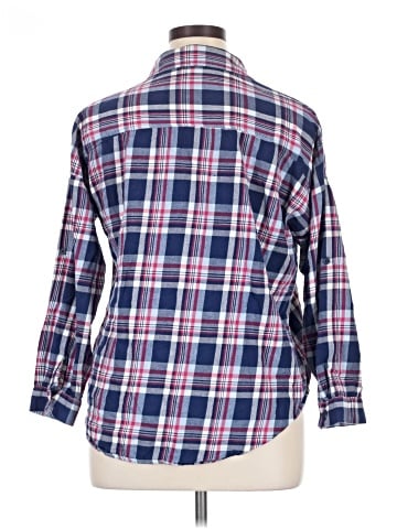 New Look Long Sleeve Button-Down Shirt (view 2)