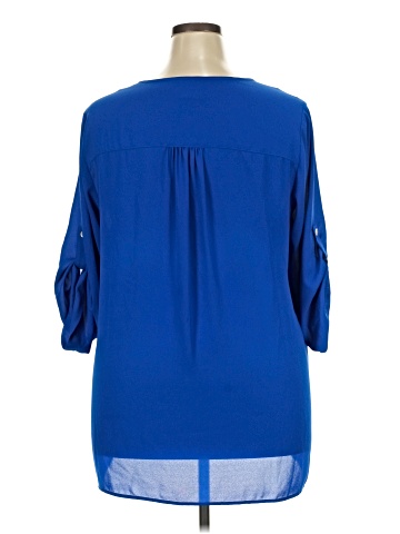 Karen Kane 3/4 Sleeve Blouse (view 2)