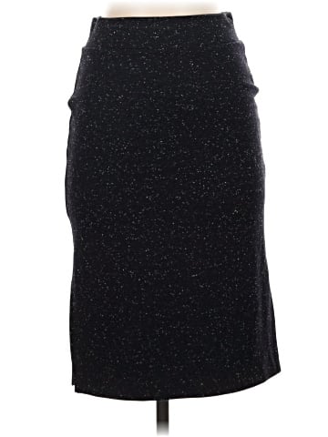 Madewell Column Side-Slit Skirt in Speckle (view 1)