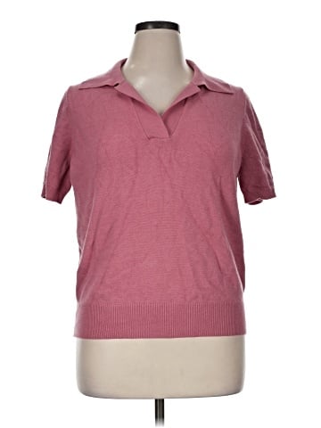 Universal Standard Short Sleeve Polo (view 1)