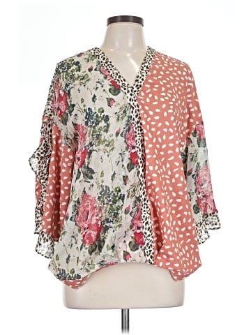 Umgee 3/4 Sleeve Blouse (view 1)
