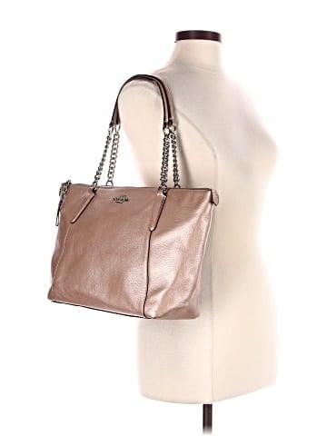 Coach Leather Tote (view 2)