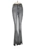 Express Chevron-herringbone Gray Jeans Size 4 - photo 1