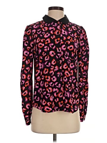 Kate Spade New York Long Sleeve Silk Top (view 1)