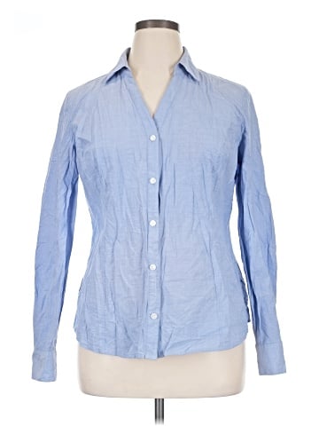 metaphor Long Sleeve Button-Down Shirt (view 1)