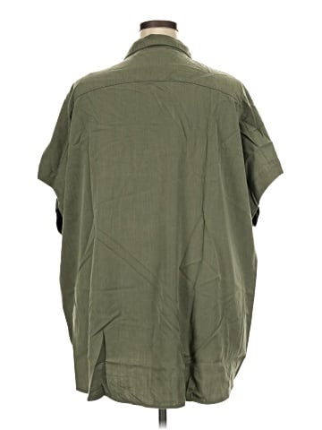 Soft Surroundings Short Sleeve Button-Down Shirt (view 2)