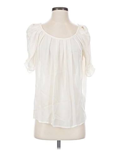Joie Short Sleeve Silk Top (view 1)