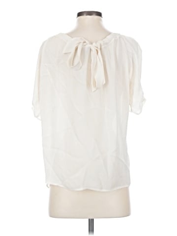 Joie Short Sleeve Silk Top (view 2)