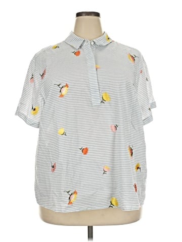 Lands' End Short Sleeve Blouse (view 1)