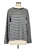 St. John's Bay Stripes Gray Pullover Sweater Size L - photo 1
