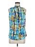 Notations Blue Sleeveless Blouse Size M - photo 1