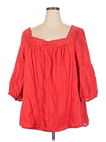 Lane Bryant 3/4 Sleeve Blouse (view 1)