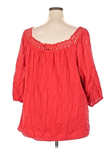 Lane Bryant 3/4 Sleeve Blouse (view 2)