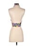Zara Floral Tropical Green Yellow Halter Top Size S - photo 2
