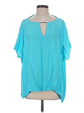 Diane von Furstenberg Short Sleeve Blouse (view 1)