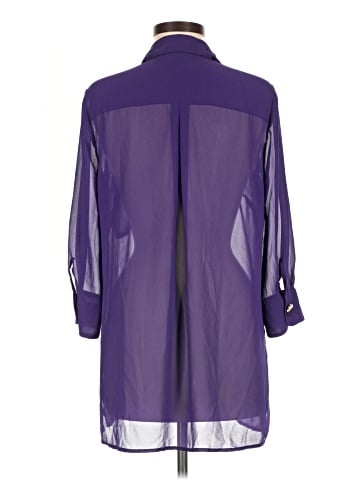 Alfani 3/4 Sleeve Button-Down Shirt (view 2)