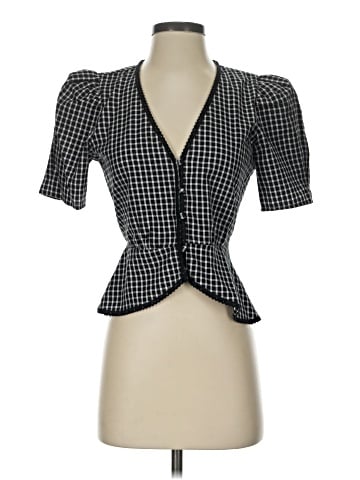 WAYF Short Sleeve Blouse (view 1)