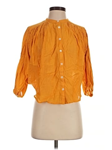 Madewell 3/4 Sleeve Button-Down Shirt (view 1)