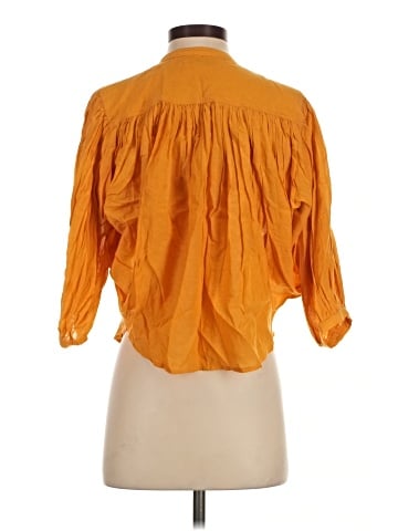 Madewell 3/4 Sleeve Button-Down Shirt (view 2)