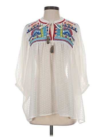 Context 3/4 Sleeve Blouse (view 1)