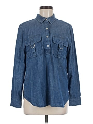 Gap Long Sleeve Button-Down Shirt (view 1)