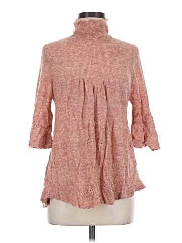 Feathers Turtleneck Sweater (view 1)