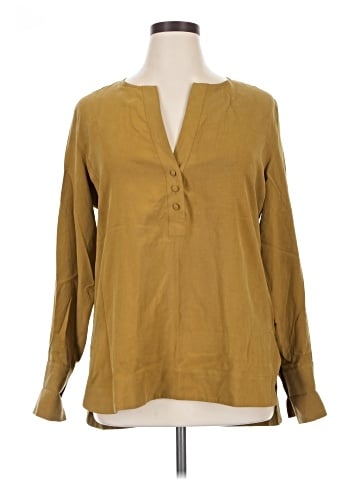 Soft Surroundings Long Sleeve Silk Top (view 1)