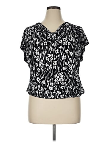Adrienne Vittadini Short Sleeve Blouse (view 1)