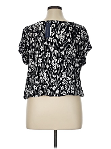 Adrienne Vittadini Short Sleeve Blouse (view 2)