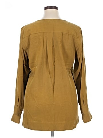 Soft Surroundings Long Sleeve Silk Top (view 2)