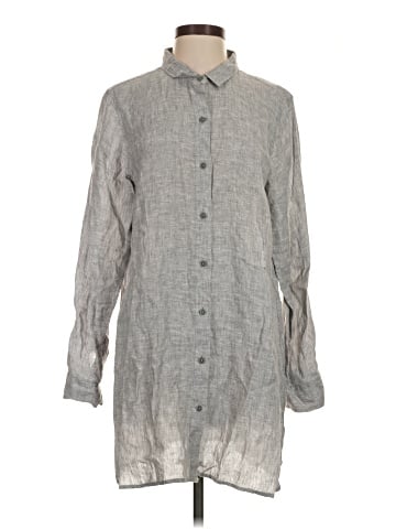 Garnet Hill Long Sleeve Button-Down Shirt (view 1)