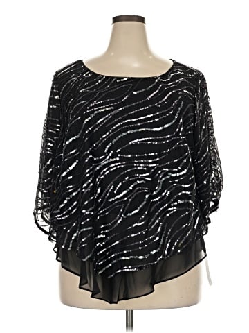 Alex Evenings 3/4 Sleeve Blouse (view 1)