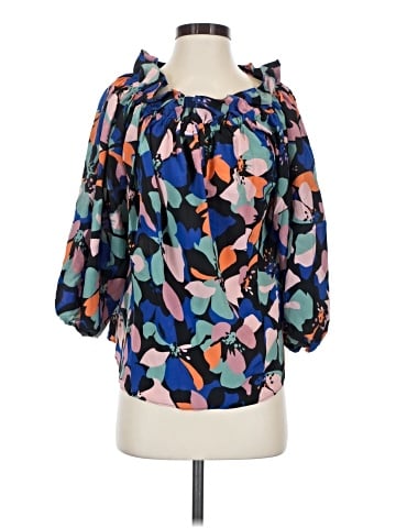 Tucker 3/4 Sleeve Blouse (view 1)