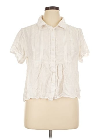 Lucky Brand Short Sleeve Blouse (view 1)