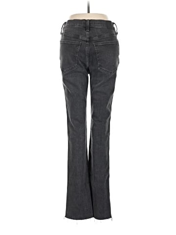Madewell Mid-Rise Stovepipe Jeans in Armand Wash: Raw-Hem Edition (view 2)