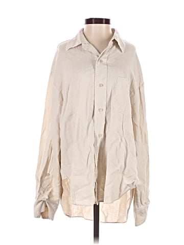 Alexia Admor Long Sleeve Button-Down Shirt (view 1)