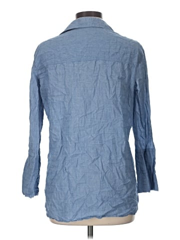 Elliott Lauren 3/4 Sleeve Button-Down Shirt (view 2)