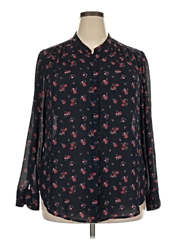Faded Glory Long Sleeve Blouse (view 1)