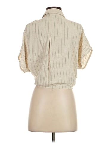 Pieces Short Sleeve Blouse (view 2)