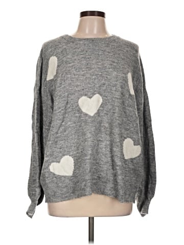 Hem & Thread Pullover Sweater (view 1)