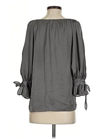 Max Studio 3/4 Sleeve Blouse (view 2)