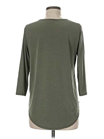 Green Envelope 3/4 Sleeve Top (view 2)