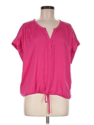 BCBGMAXAZRIA Short Sleeve Blouse (view 1)