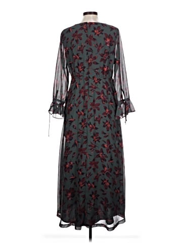 Madewell Willowleaf Tie-Sleeve Maxi Dress in Winter Orchid (view 2)